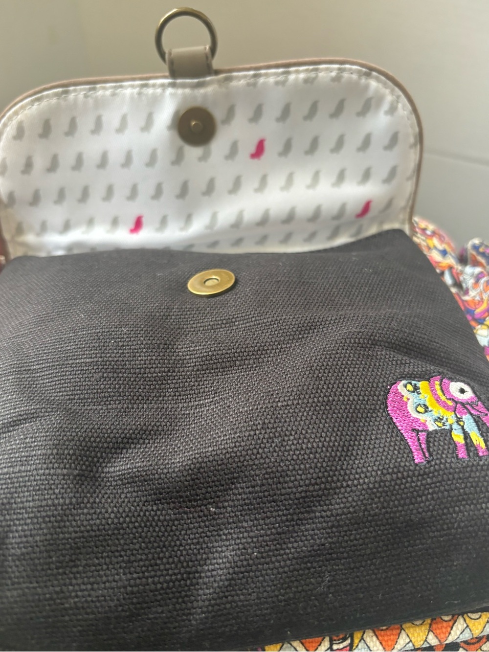 Sakroots Artist Circle Flap Backpack Bohemian Design Fits Up To 13” Laptop New - Picture 12 of 16